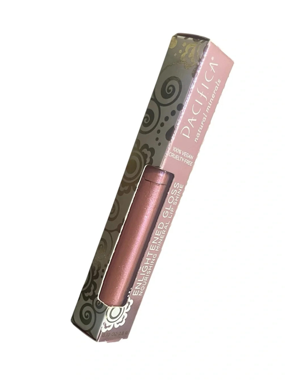 Pacifica Enlightened Gloss Nourish Mineral Lip Shine Beach Kiss New Discon. Rare